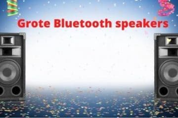 grote bluetooth speaker