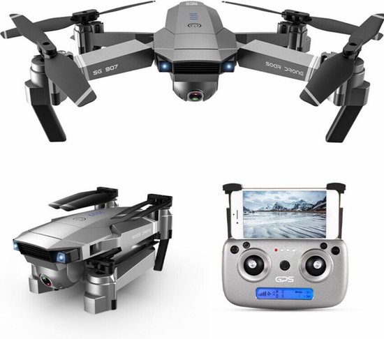 Opvouwbare drone met 4k dual camera