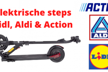 Elektrische steps van Lidl Aldi & Action