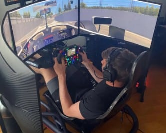 Complete race simulator setup