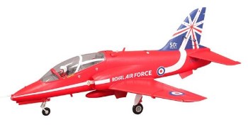 FMS Red Bae Hawk EDF ARF REFLEX RC vliegtuig