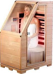 Kleine mobiele sauna hout
