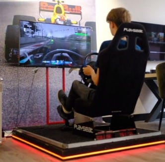 Race simulator ergonomie