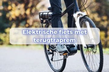 Elektrische fiets met terugtraprem