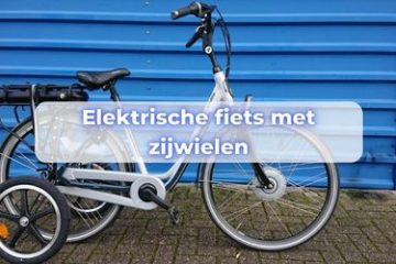 elektrische fiets met zijwielen