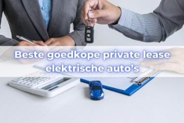 goedkope private lease elektrische auto