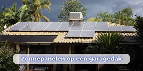 zonnepanelen op garagedak